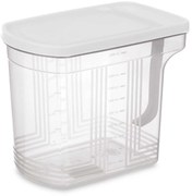 Plastikowy pojemnik z miarką i uchwytem, 2,5 l