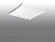 Plafon LUNA 2 tkaninowy biały SOLLUX  LIGHTING