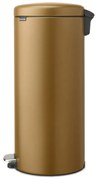 Stalowy kosz na śmieci z pedałem w kolorze mosiądzu 30 l NewIcon – Brabantia