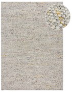 Kremowy dywan z mieszanki wełny tkany ręcznie 120x170 cm Minerals – Flair Rugs