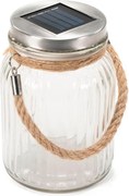 Solarne światło, słoik - 3 diody LED, biała ciepła