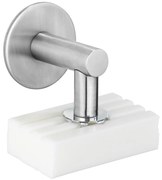 Magnetyczny uchwyt, mydelniczka Turbo-Loc® z matowej stali nierdzewnej, WENKO