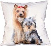 Poszewka na poduszkę Yorkshire Terrier, 40 x 40 cm