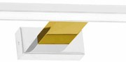 Kinkiet SHINE WHITE/GOLD 60cm 13,8W LED, biała, złota, listwa