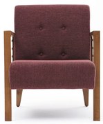 Fotel Kemer Claret Red