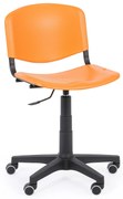 Krzesło ISO, obrotowa, pomarańczowy