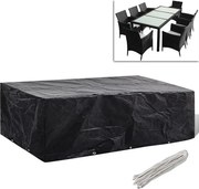 Pokrowiec na meble ogrodowe z 8 oczkami, 300x140x90 cm