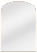 Duże lustro łukowe aluminiowe - dł. 118 x wys. 170 cm - Złote - SONAVA