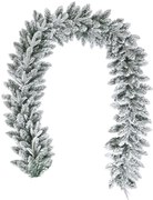 Świąteczna girlanda z gałązek sosny pokrytaśniegiem, 200 cm
