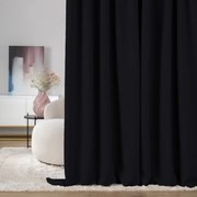 Zasłona zaciemniająca na taśmie marszczącej  czarny 140 x 280 cm 1 szt.