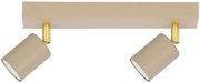 Beżowa nowoczesna podwójna lampa reflektor B5-G03