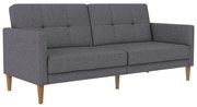 Szara rozkładana sofa 82 cm Lilly – Støraa