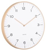 Karlsson 6011SB designerski zegar ścienny beżowy,średnica 40 cm