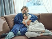 DORMEO WARM HUG HOME ROBE QC1 S beż