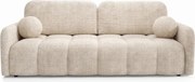 Sofa ZEN Rozkładana Dwuosobowa Beżowa Szenil Nowoczesna