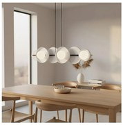 Žyrandol na lince MODEL 6xG9/8W/230V biały