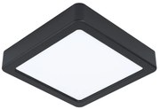 Czarna lampa sufitowa LED 16x16 cm FUEVA 5 – EGLO