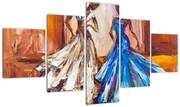 Obraz - tancerz, obraz olejny (125x70 cm)