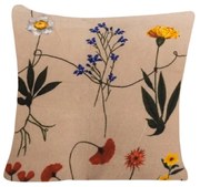 Poszewka na poduszkę z mikropluszu HERBAR 45x45 cm, beżowa