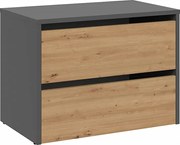 Szafka na Obuwie MODO | Antracyt/Artisan | 60x36x44 cm | Szafka na Obuwie