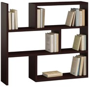 Niski regał na książki wenge H3-D67