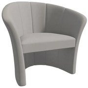 Szary nowoczesny fotel kubełkowy W0-F83