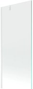 Mexen Next parawan nawannowy 1-skrzydłowy 80 x 150 cm, transparent, biały - 895-080-000-00-00-20