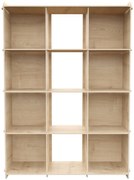 Regał w dekorze dębu 92,5x132 cm Zimba – Kalune Design