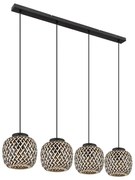 Globo 15766-4H - Żyrandol na lince COLLY 4xE27/15W/230V