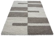 Dywan shaggy Gala beżowo-kremowy 60 cm x 110 cm