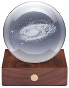 Ciemnobrązowa dekoracja świetlna na USB Amber – Gingko