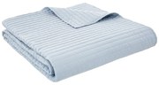Niebieska narzuta pikowana 230x220 cm Quilted Lines – Bianca