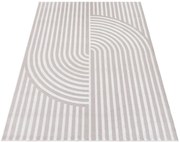 Szaro - biały dywan z tłoczeniami W1-H48