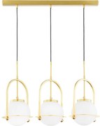 Jupiter 1917 - Lampa wisząca na lince ROSSO 3xE27/15W/230V złota