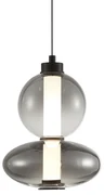 Lampa wisząca DAPHNE SMOKED 12W, dymione szkło, pojedyncza