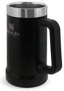 Czarny kubek termiczny ze stali nierdzewnej 700 ml The Big Grip Beer Stein Black – Stanley