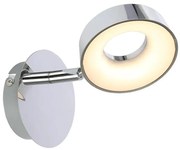 Srebrny kinkiet LED z regulacją - D231 M7-P74