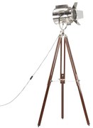 Drewniana retro lampa podłogowa regulowana - EX189-Savita