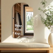 Naklejka na lustro S31 – Phone. Purse. Key.