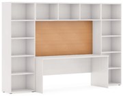 Tylna ścianka nad biurko INTEGRO, buk