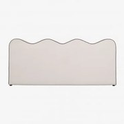 Zagłówek Z Bouclé 180 Cm Elenor Bouclé White & 150 Cm - Sklum