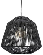 Atmosphera - Żyrandol na lince JILY 1xE27/40W/230V juta czarny
