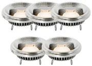Zestaw 5 żarówek LED G53 z możliwością ściemniania AR111 12W 600lm 2700K