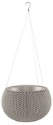 Keter Doniczka wisząca Cozies S beżowy, 3,2 l, 28x 18 cm