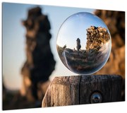 Obraz lupy i krajobrazu (70x50 cm)