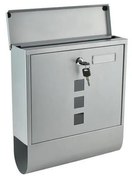 Srebrna skrzynka na listy 34x30,7 cm