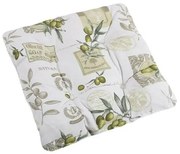 Bellatex Siedzisko pikowan Ema Oliva, 40 x 40 cm