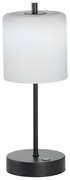 Czarno-biała lampa stołowa LED ze ściemniaczem (wysokość 34,5 cm) Riva – Fischer &amp; Honsel