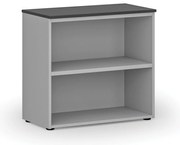 Regał biurowy PRIMO GRAY, 800 x 420 x 740 mm, szary/grafit