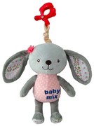 Baby Mix Pluszowa zabawka dla dzieci z mechanizmemmuzycznym Królik